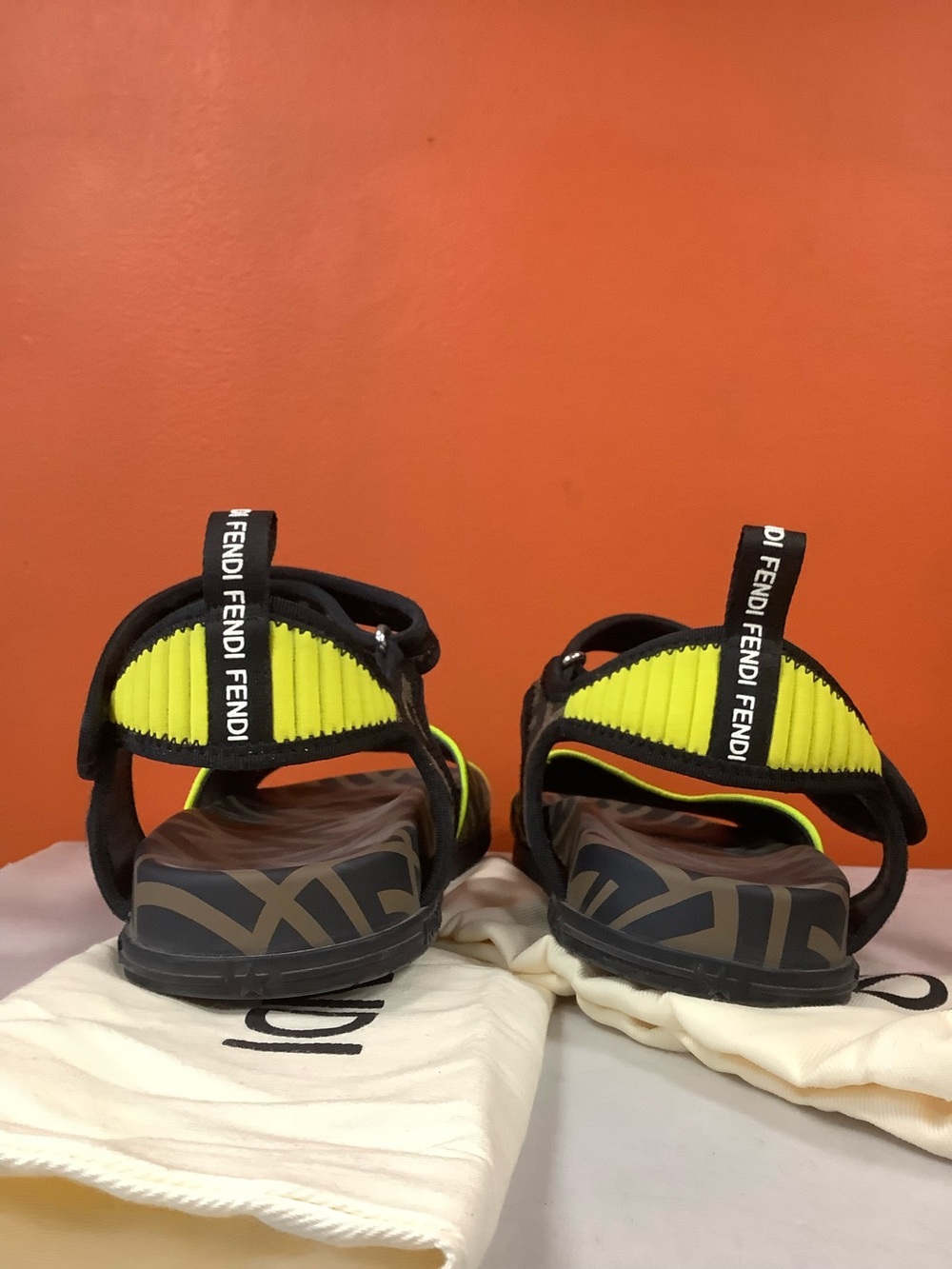 Fendi Monogram Flat Sandals - Picture 6 of 10
